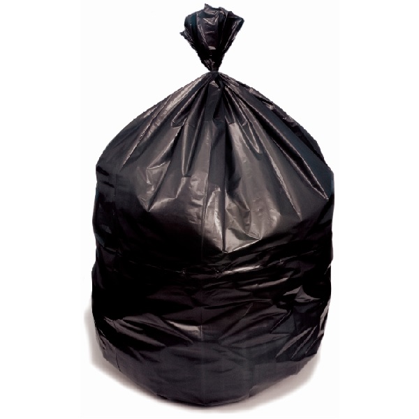 Can Liner 1.30-Mil 40X53 55-Gal Black - Trash Liners/Bags